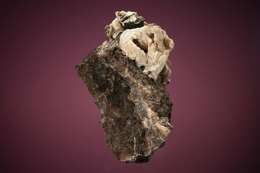 Hydrocerussite with Crednerite and Malachite - image 4