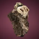 Hydrocerussite with Crednerite and Malachite - image 4