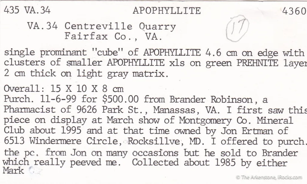 Hydroxyapophyllite-(K) on Prehnite - image 6