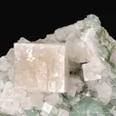 Hydroxyapophyllite-(K) on Prehnite - image 5