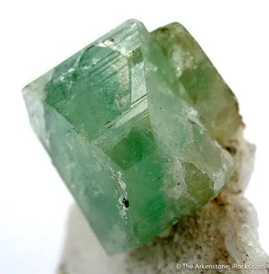 Hydroxyl-Herderite on Albite - image 2