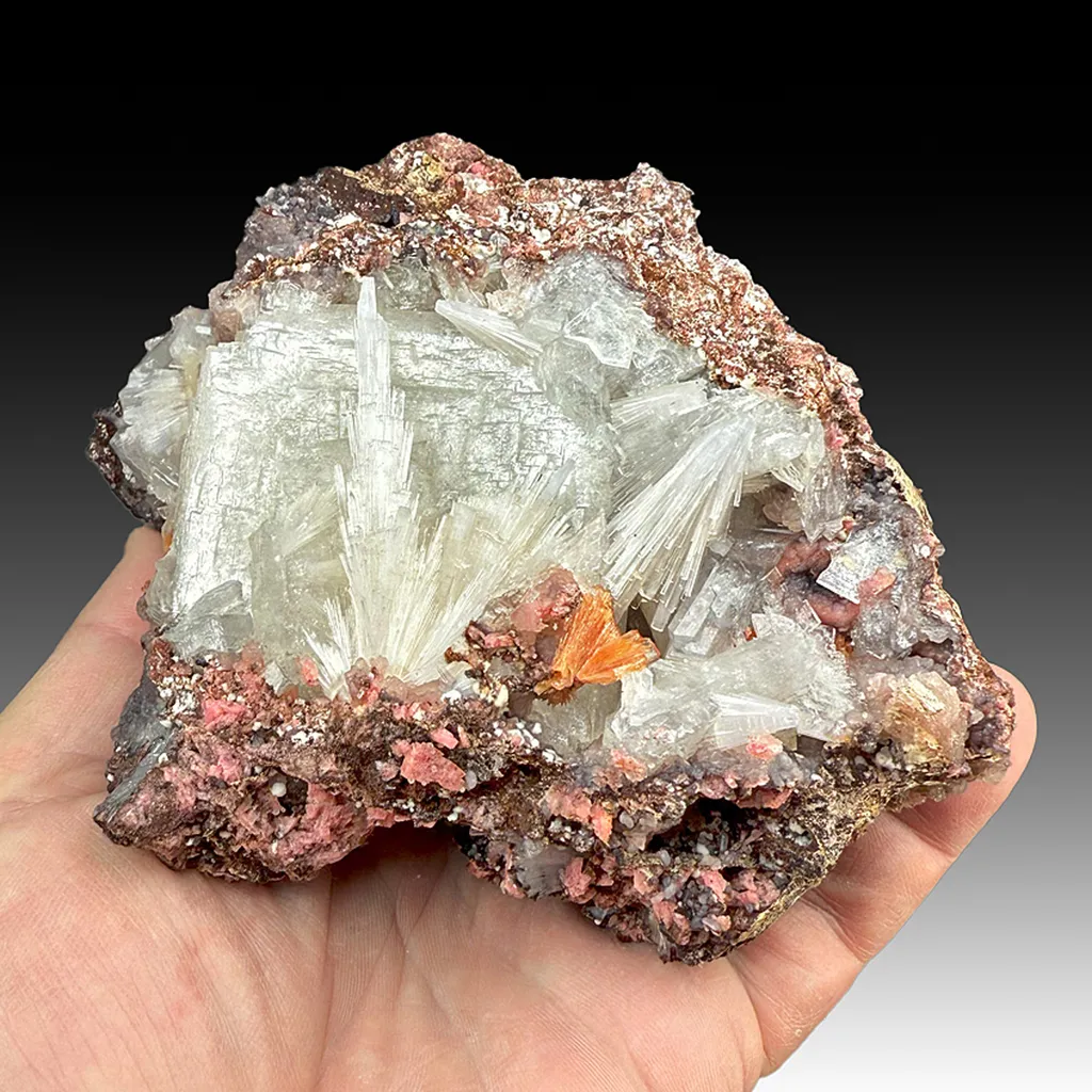 Hydroxylapophyllite-K with Inesite, Natrolite image