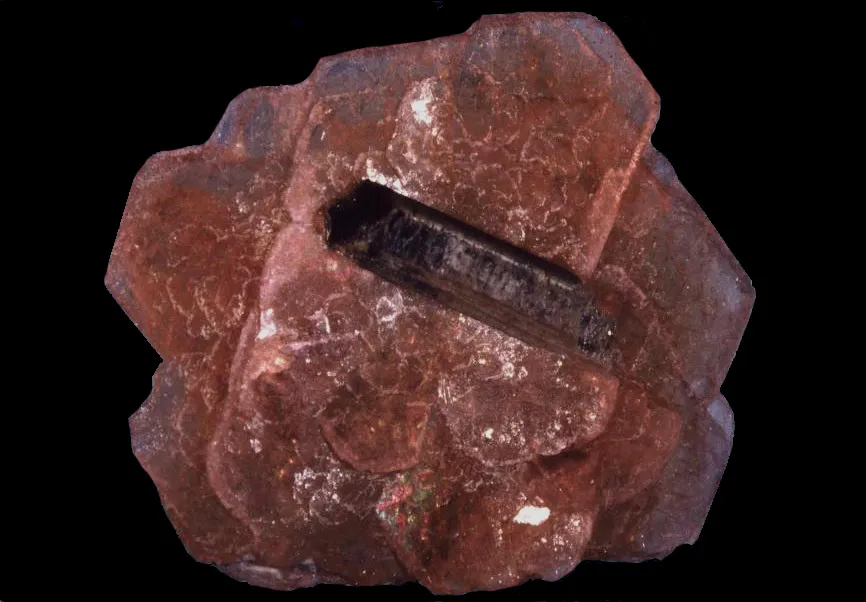 Hydroxylbastnäsite (Ce) / Allanite (Ce), Trimouns, Luzenac, Ariège, France image