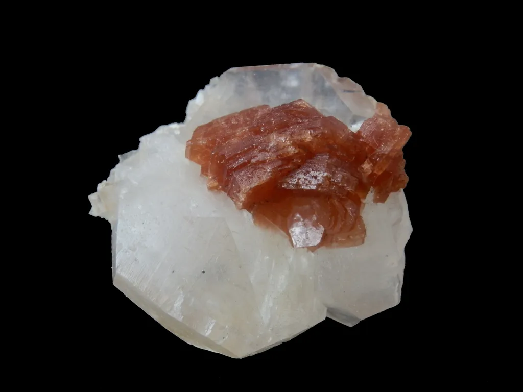 Hydroxylbastnäsite (Ce)  / Calcite, Trimouns, Luzenac, Ariège, France image