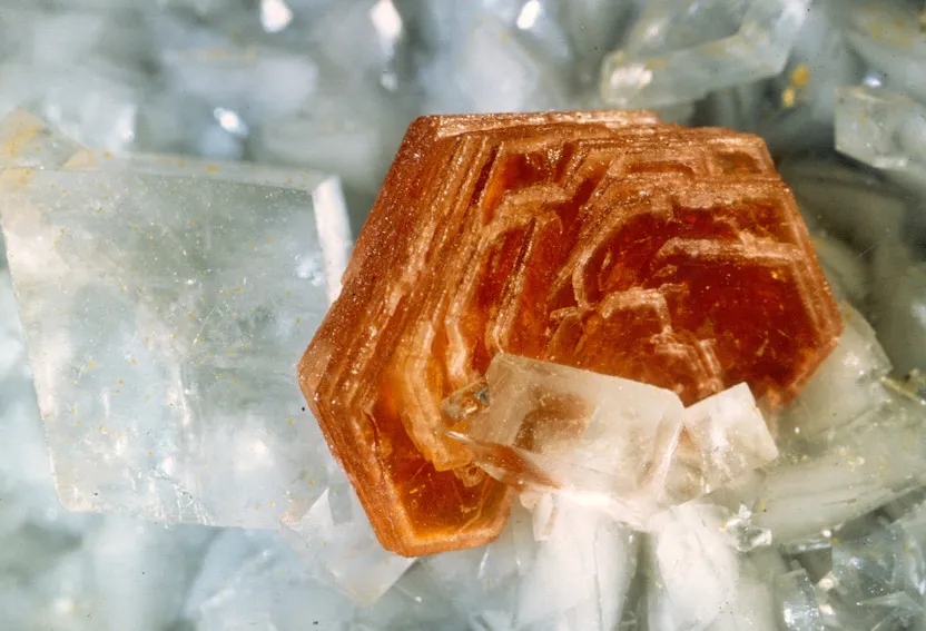 Hydroxylbastnäsite (Ce), Trimouns, Luzenac, Ariège, France image