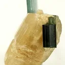 Hydroxylherderite, Tourmaline (Var: Indicolite) - image 1