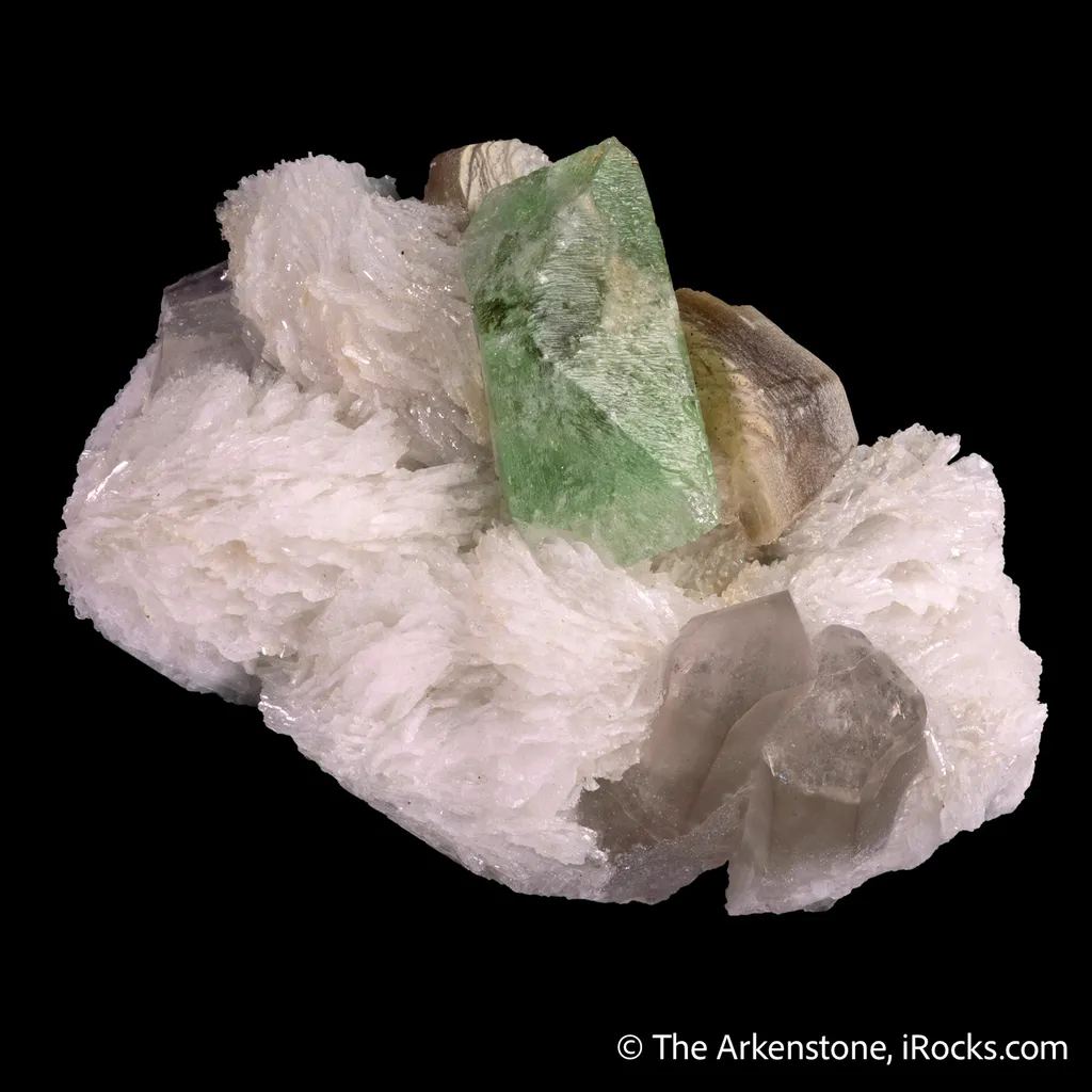Hydroxylherderite with Quartz, Cleavelandite, & Muscovite - image 5