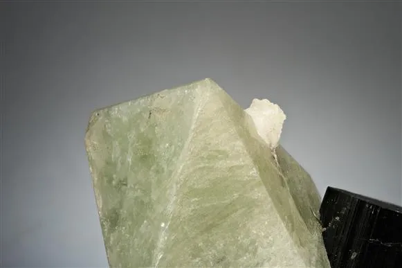 HYDROXYLHERDERITE with Schorl - image 1