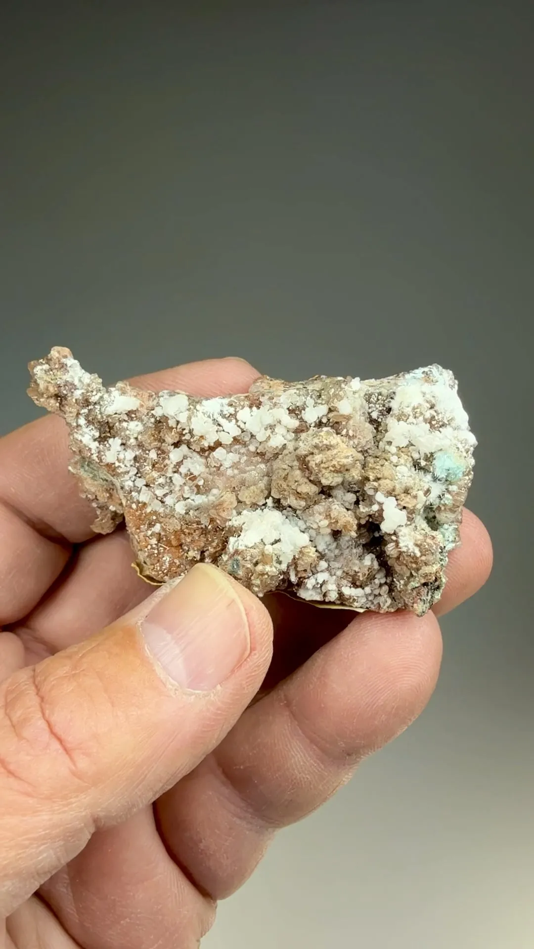Hydrozincite with Aurichalcite, Hemimorphite - image 2