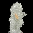 Icy Clear Apophyllite Cluster with Stilbite – Zeolite Mineral from Jalgaon,India - image 2