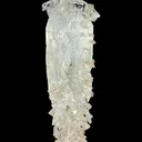 Icy Clear Apophyllite Cluster with Stilbite – Zeolite Mineral from Jalgaon,India - image 7