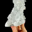 Icy Clear Apophyllite Cluster with Stilbite – Zeolite Mineral from Jalgaon,India - image 7