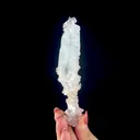 Icy Clear Apophyllite Cluster with Stilbite – Zeolite Mineral from Jalgaon,India - image 2