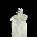 Icy Clear Apophyllite Cluster with Stilbite – Zeolite Mineral from Jalgaon,India - image 6