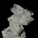 Icy Clear Apophyllite Crystals with Heulandite – Indian Zeolite Specimen from Jalgaon - image 6