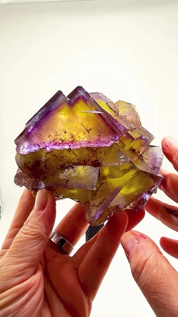 ILLINOIS Fluorite COLOR ZONING AT ITS FINEST image