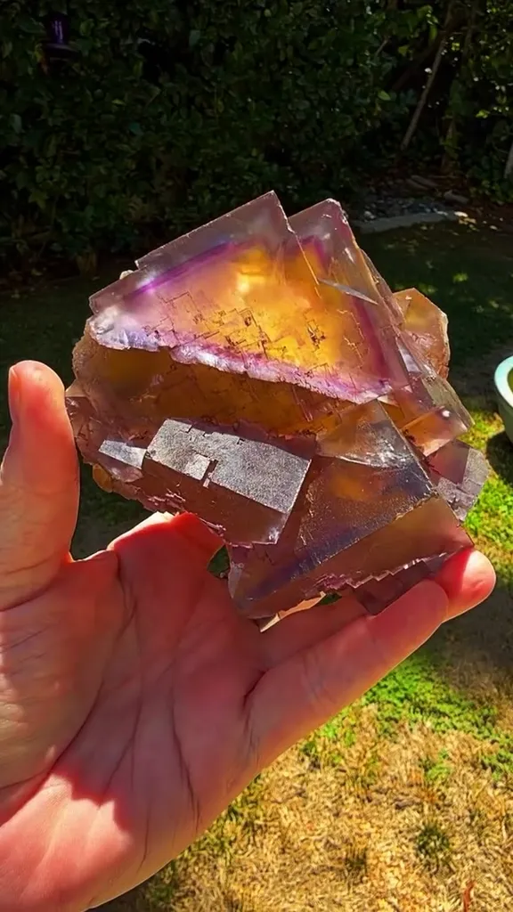ILLINOIS Fluorite IN THE SUNLIGHT image
