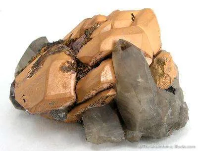 Ilmenite on Smoky Quartz - image 2