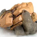 Ilmenite on Smoky Quartz - image 2