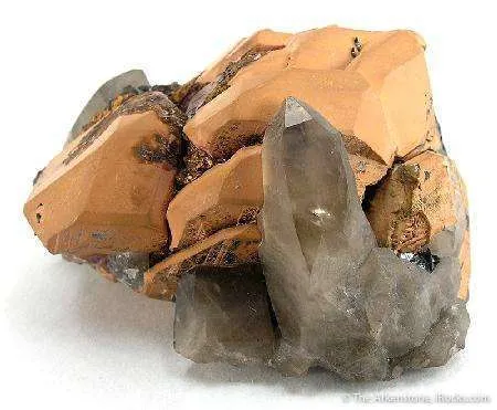 Ilmenite on Smoky Quartz image