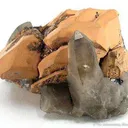 Ilmenite on Smoky Quartz - image 1