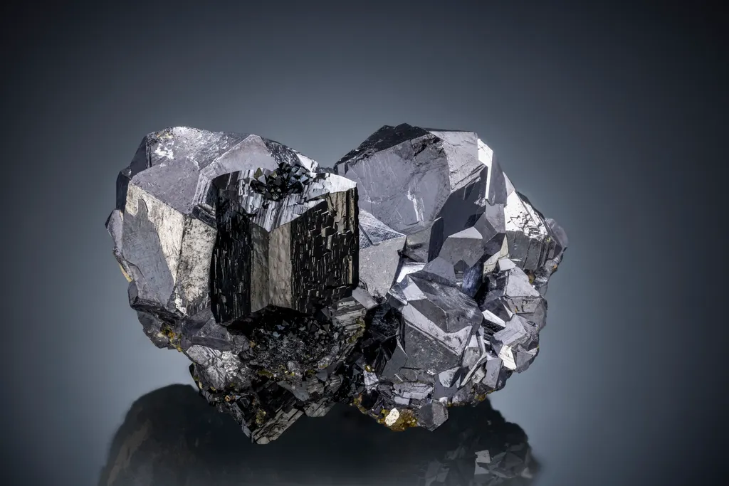 Ilvaite and Galena image