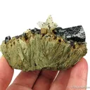 Ilvaite, Calcite, Quartz on Hedenbergite - image 5
