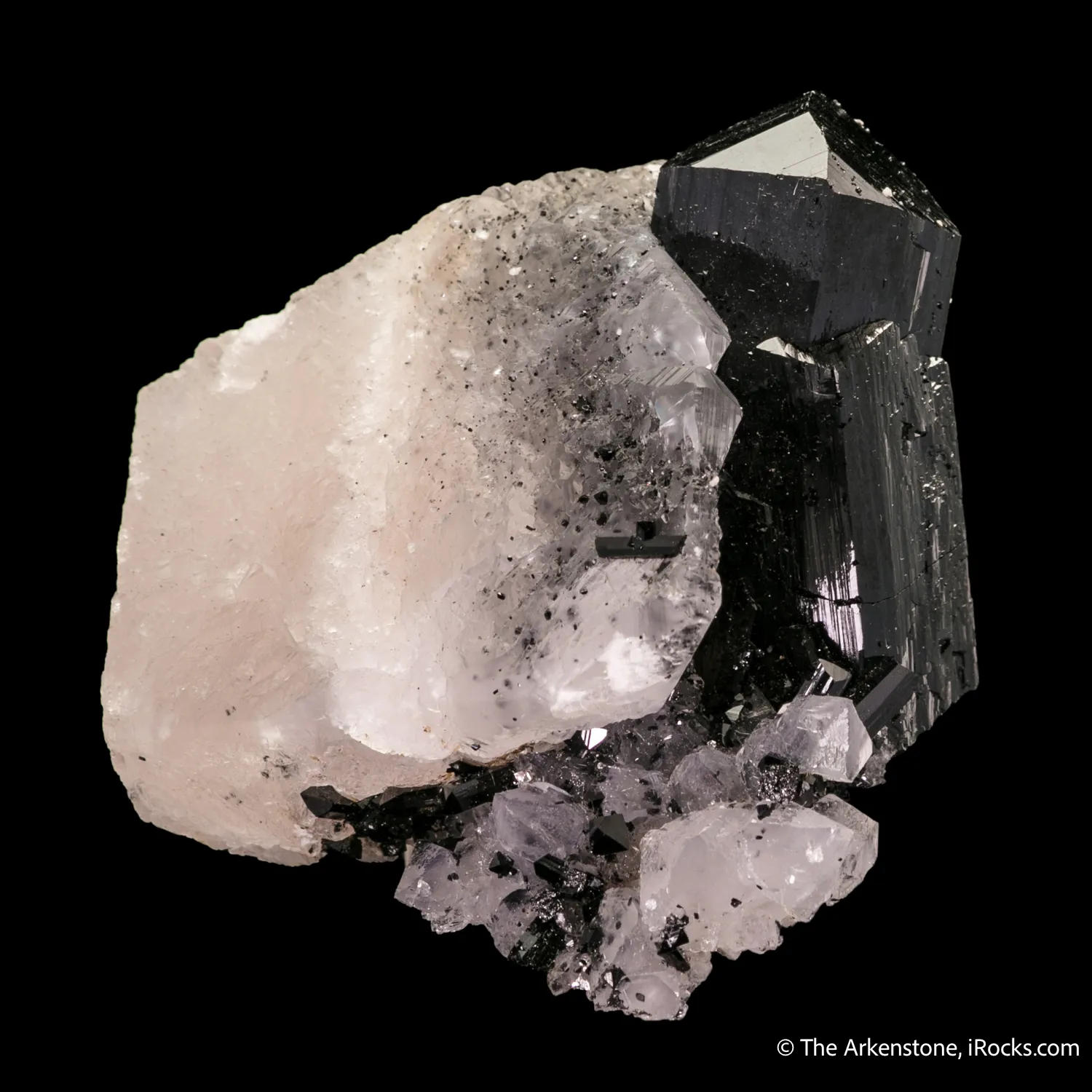 Ilvaite on Calcite - image 4