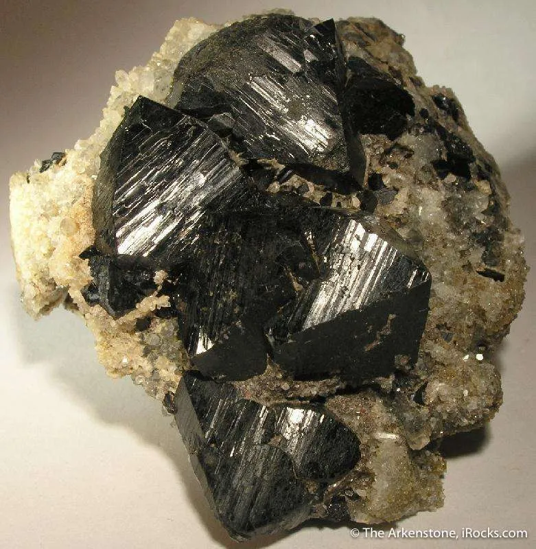 Ilvaite on Quartz image