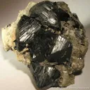 Ilvaite on Quartz - image 1
