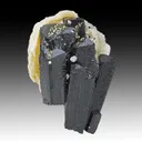 Ilvaite with Calcite, Pyrite - image 1