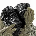 Ilvaite With Quartz Included By Hedenbergite - image 1