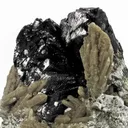 Ilvaite With Quartz Included By Hedenbergite - image 5