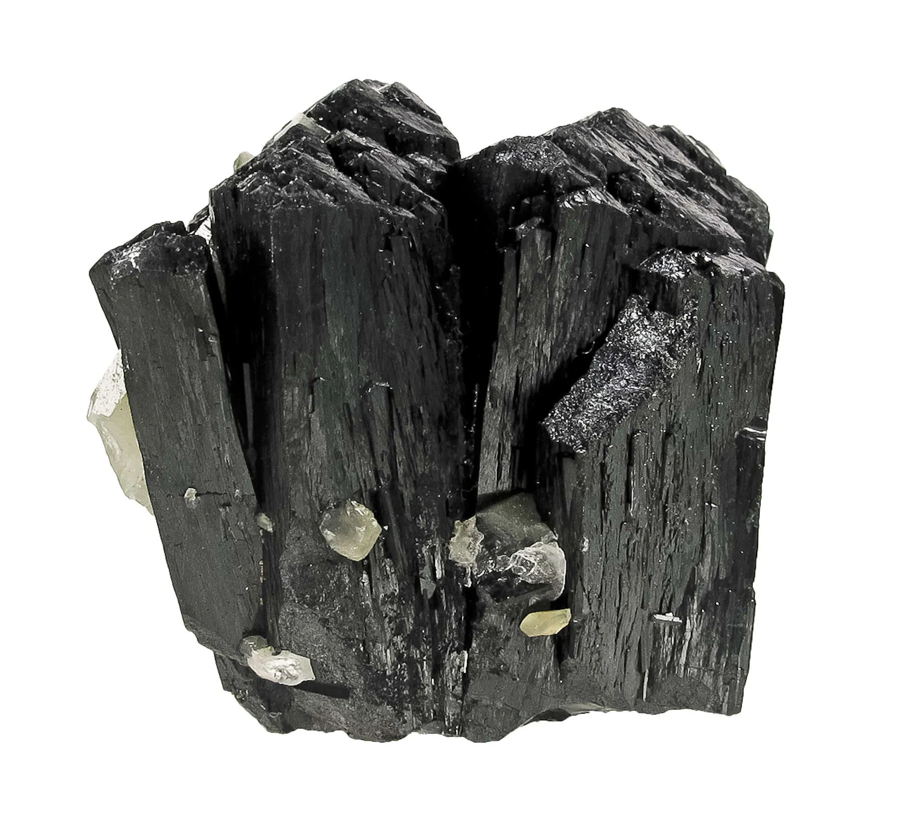 Ilvaite With Quartz Included By Hedenbergite - image 2