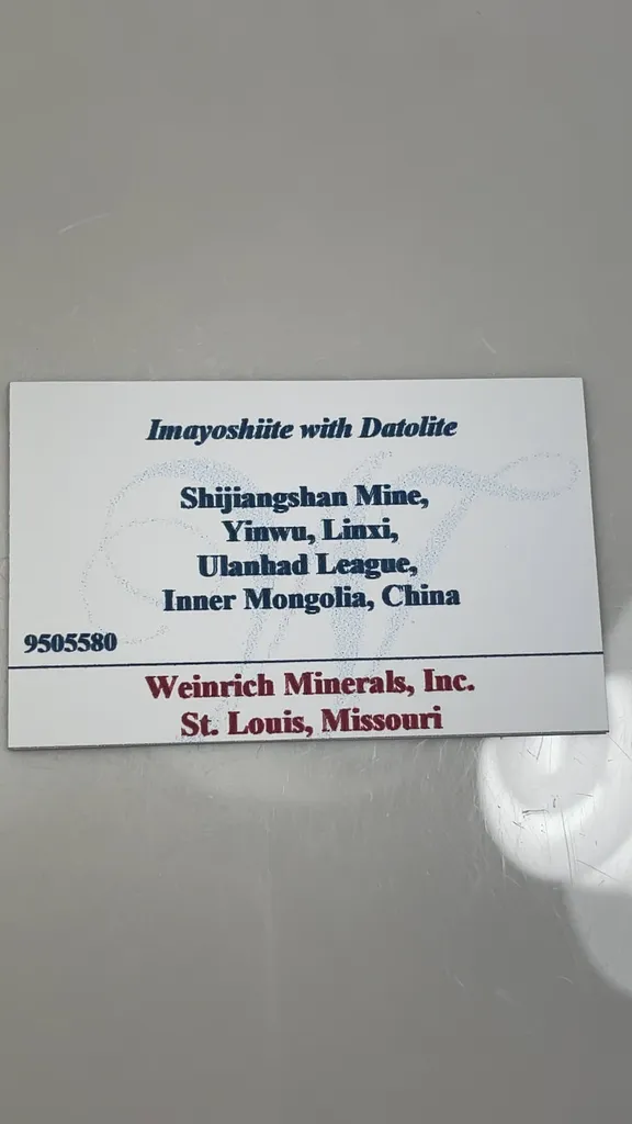 Imayoshiite with Datolite - image 2