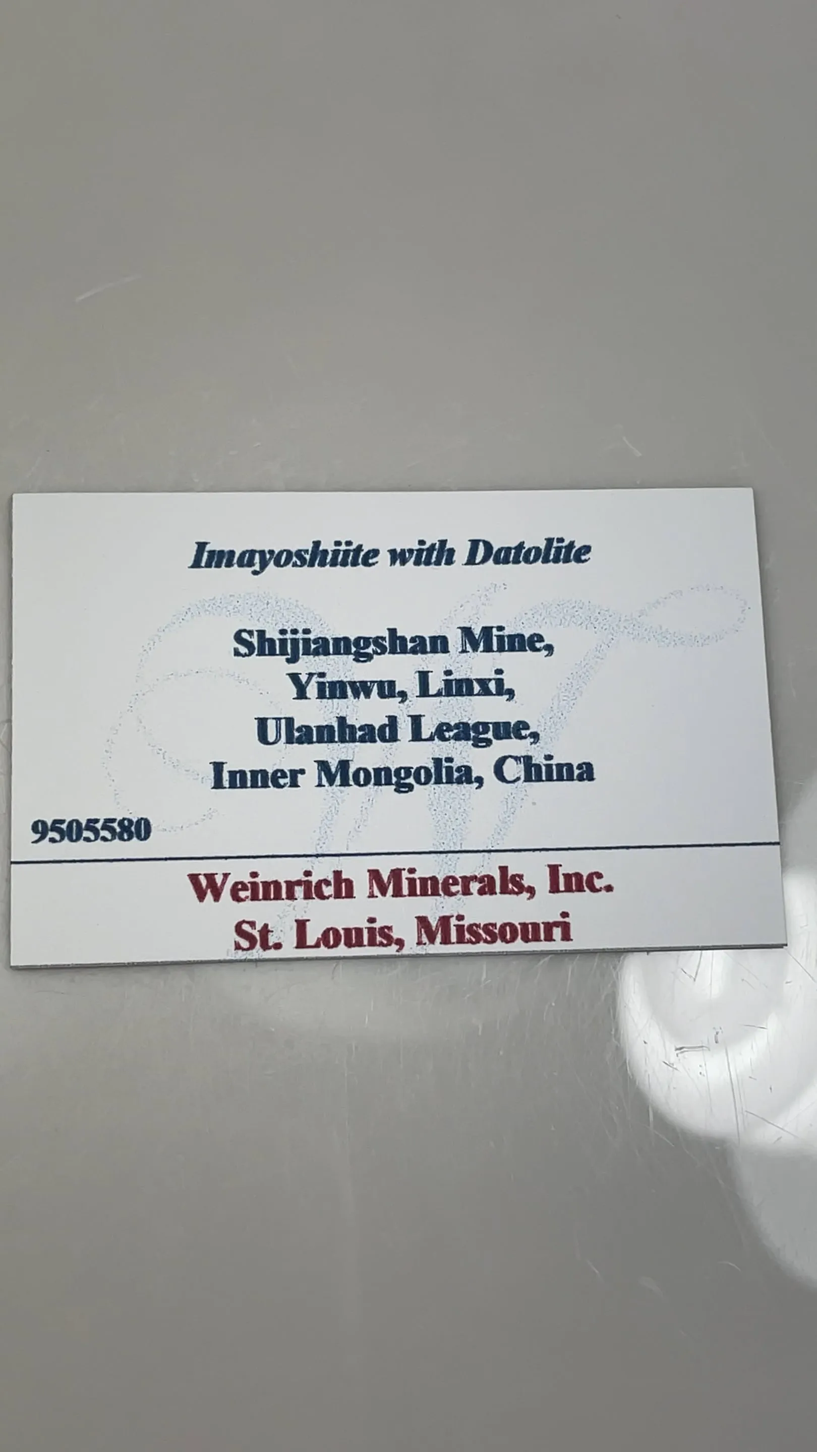 Imayoshiite with Datolite - image 2