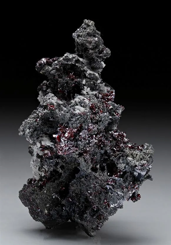 IMITERITE with Proustite XANTHOCONITE and Cinnabar image