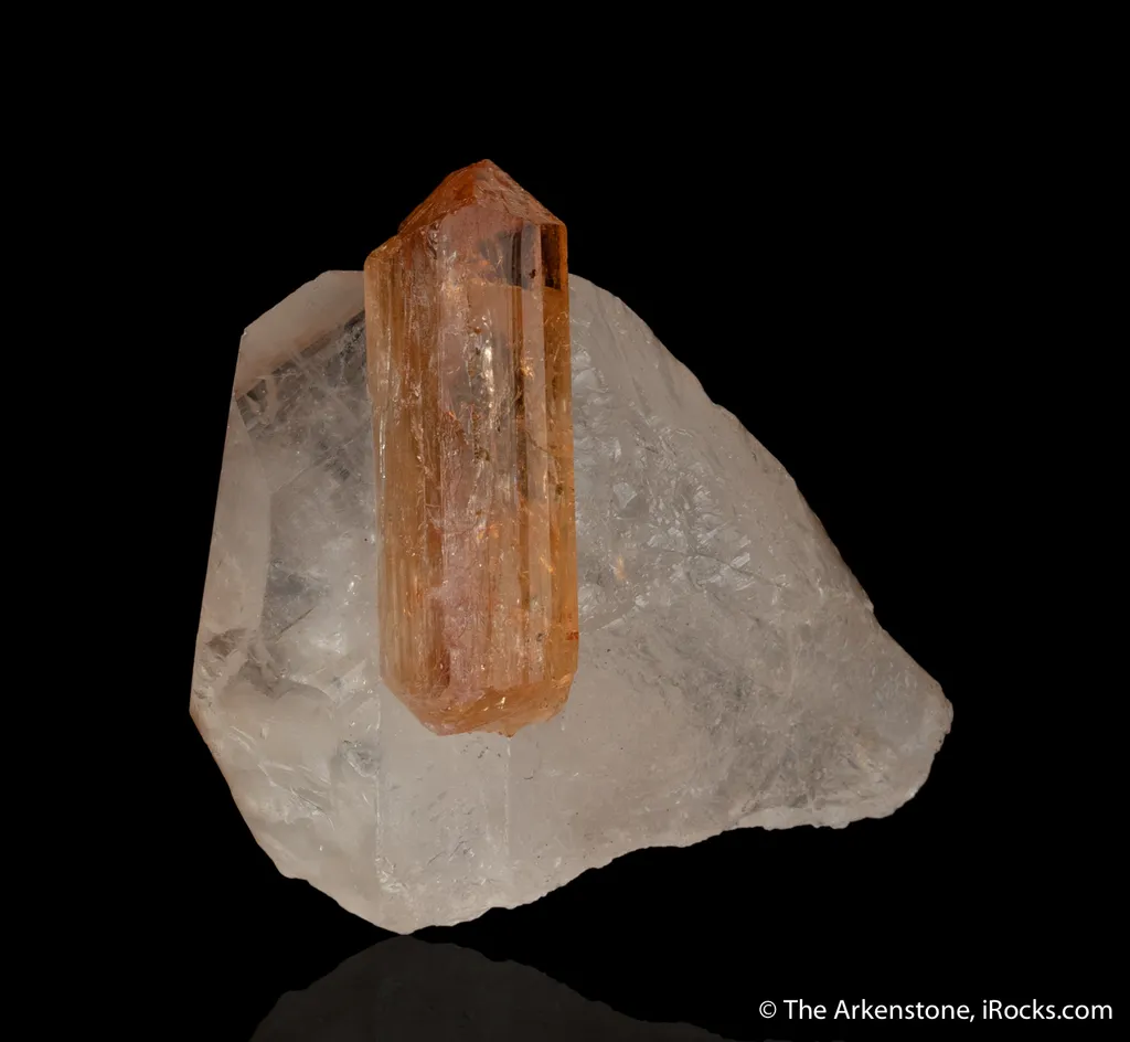 Imperial Topaz on Quartz image