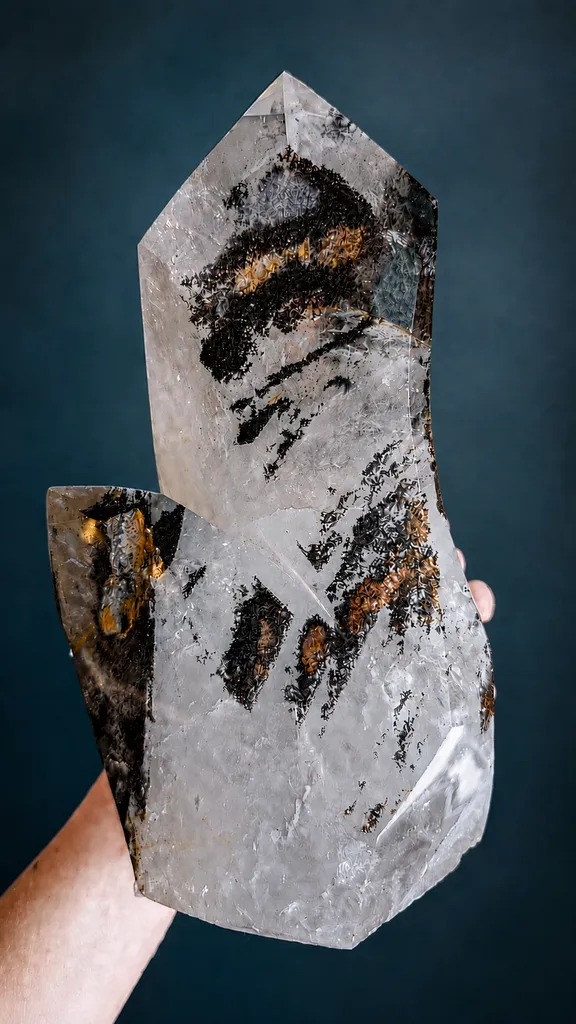 Inclusion (Garden) Quartz from Brazil, Minas Gerais image
