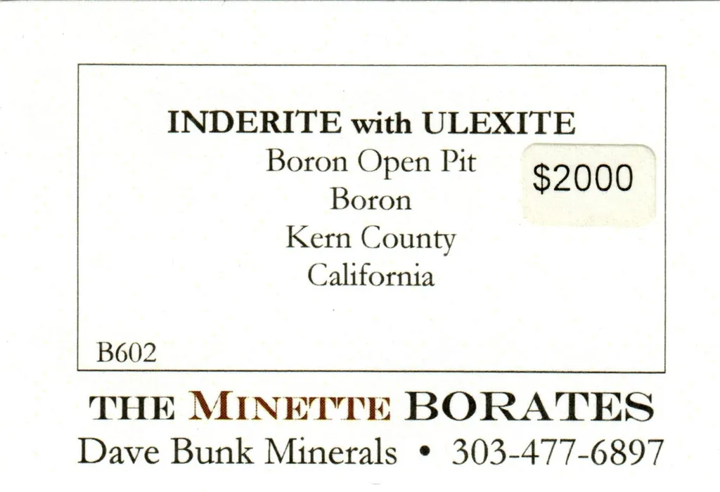 INDERITE with Ulexite - image 6