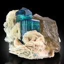 Indicolite from Afghanistan, Kunar, Dara-e-Pech District, Dara-e-Pech pegmatite field - image 1