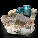 Indicolite from Afghanistan, Kunar, Dara-e-Pech District, Dara-e-Pech pegmatite field - image 3