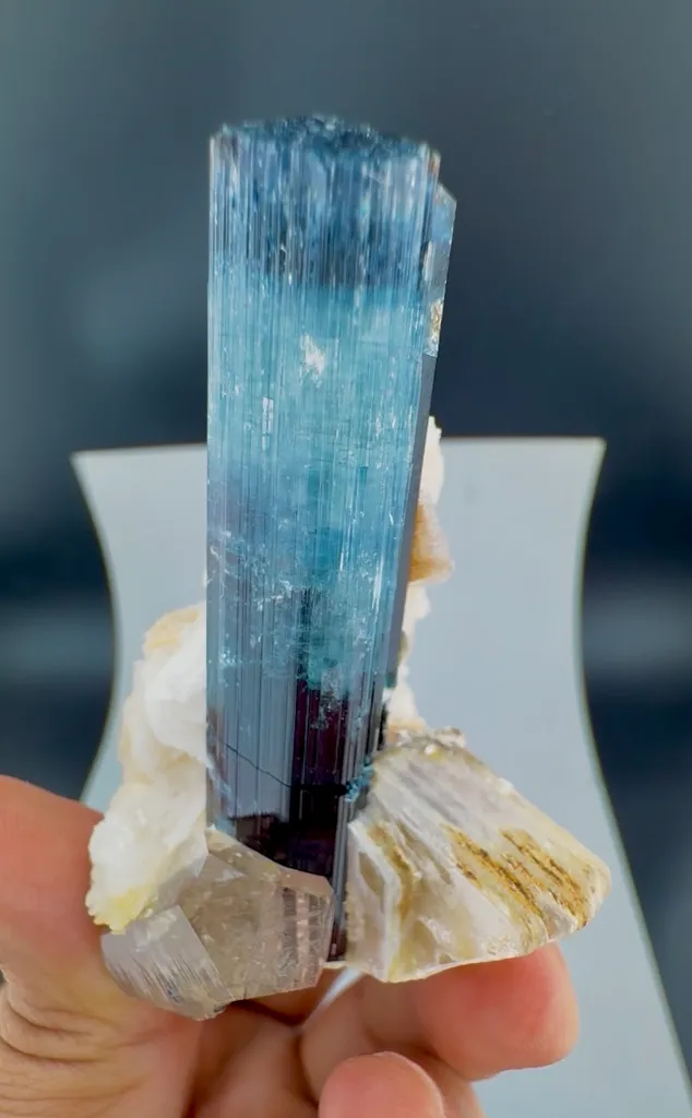 Indicolite from Afghanistan, Nuristan, Paprok - image 2