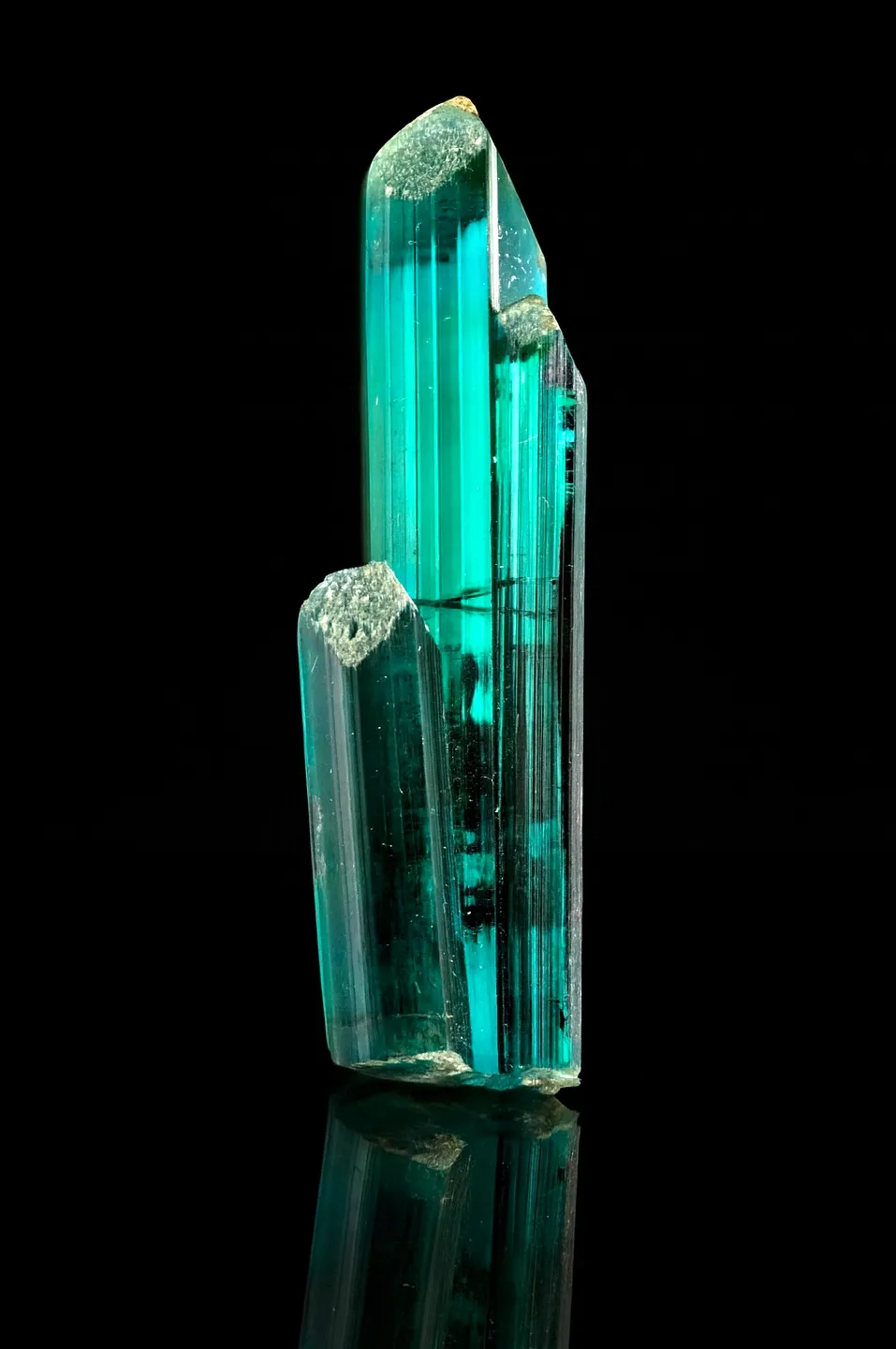 Indicolite from Brazil, Minas Gerais, São José da Safira, Pederneira mine - image 1