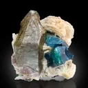 Indicolite from Dara-e-Pech pegmatite field, Dara-e-Pech District, Kunar, Afghanistan - image 2