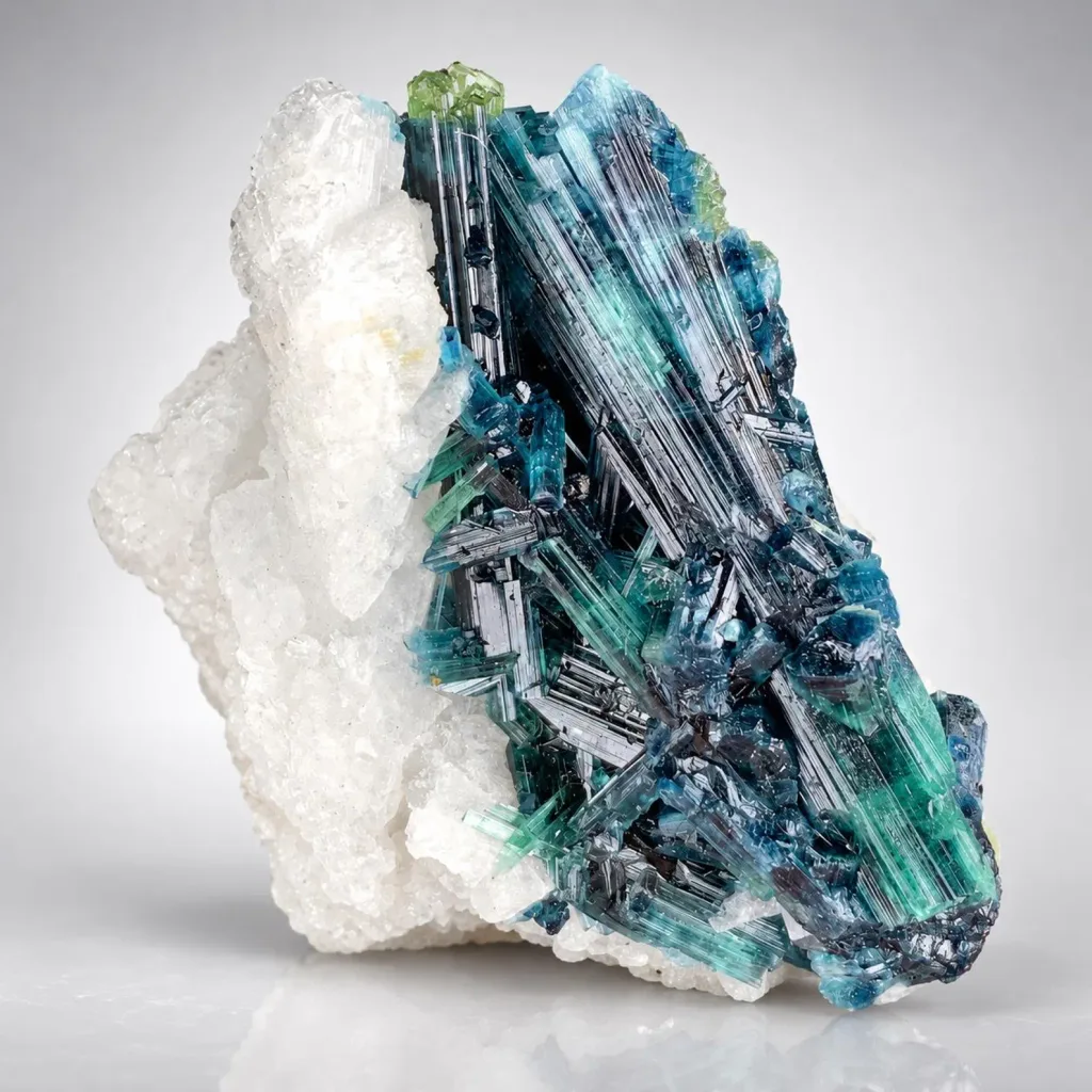 Indicolite from Paprock, Paprok, Nuristan, Afghanistan image