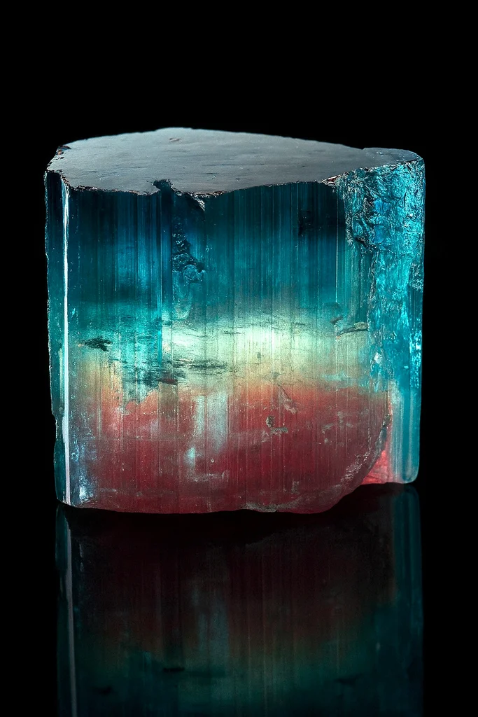 Indicolite from Sapo Mine, Minas Gerais, Brazil image