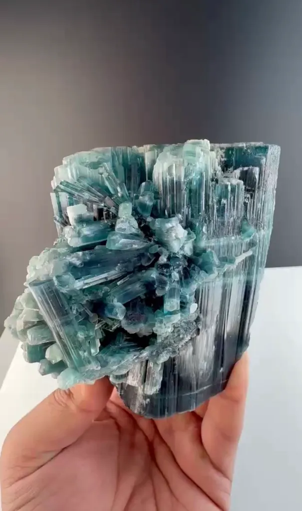 Indicolite Tourmaline from Afghanistan image
