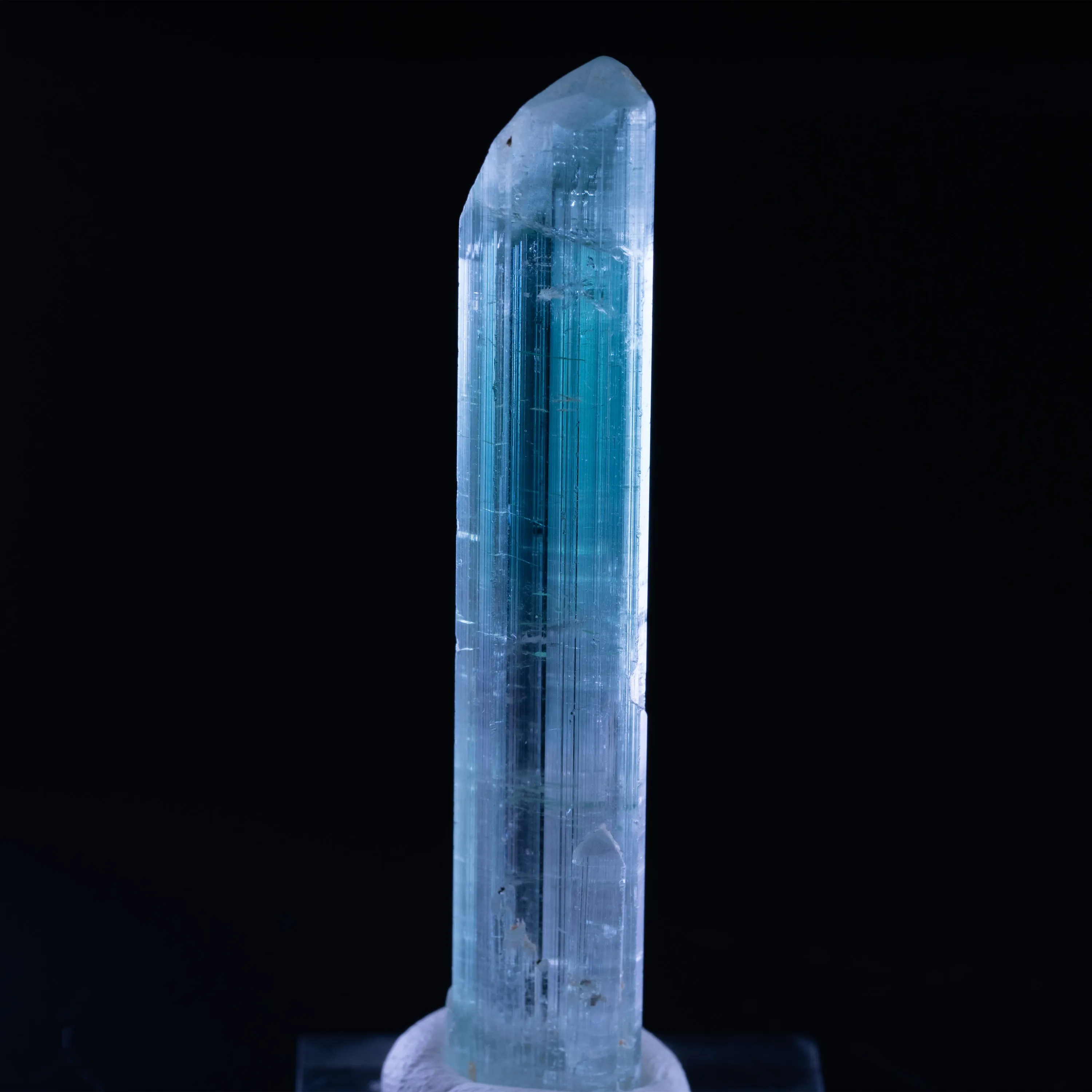 Indicolite, Tourmaline from Afghanistan, Kunar, Dara-e-Pech District, Dara-e-Pech pegmatite field - image 3