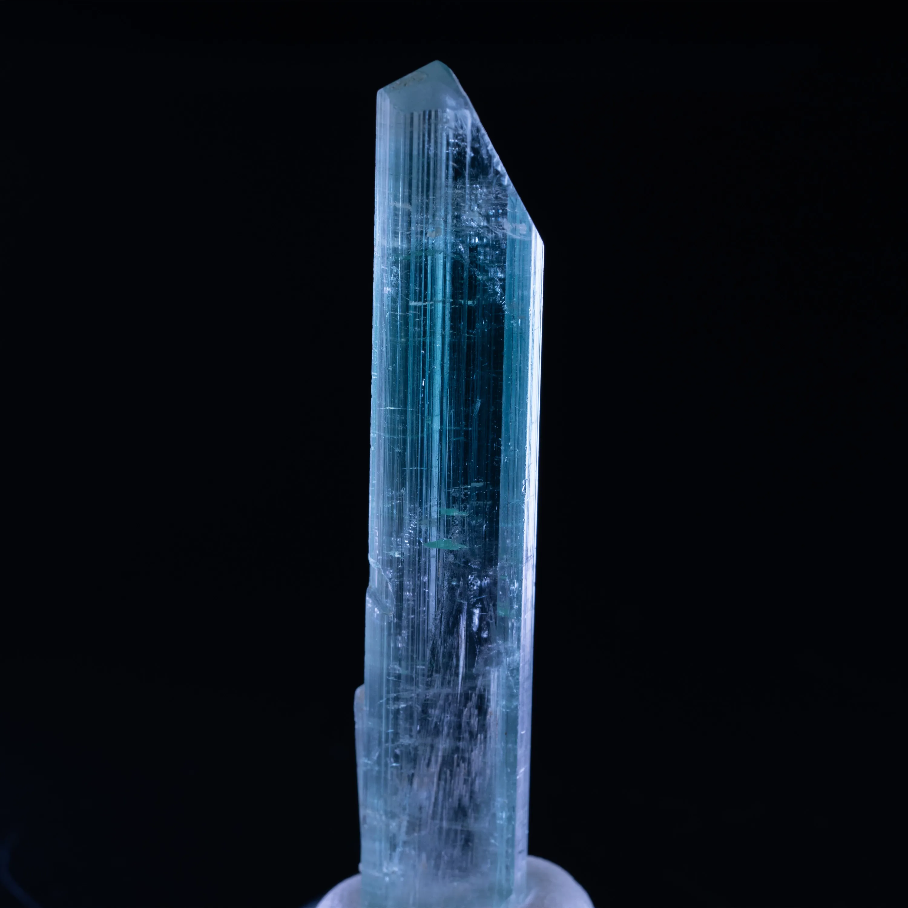 Indicolite, Tourmaline from Afghanistan, Kunar, Dara-e-Pech District, Dara-e-Pech pegmatite field - image 5